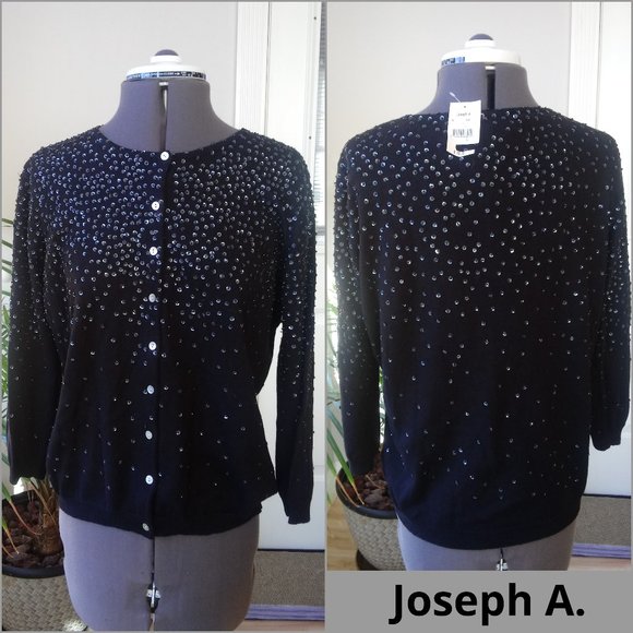 Joseph Other - Joseph A. Girl's Angora/Cashmere Sequined Cardigan